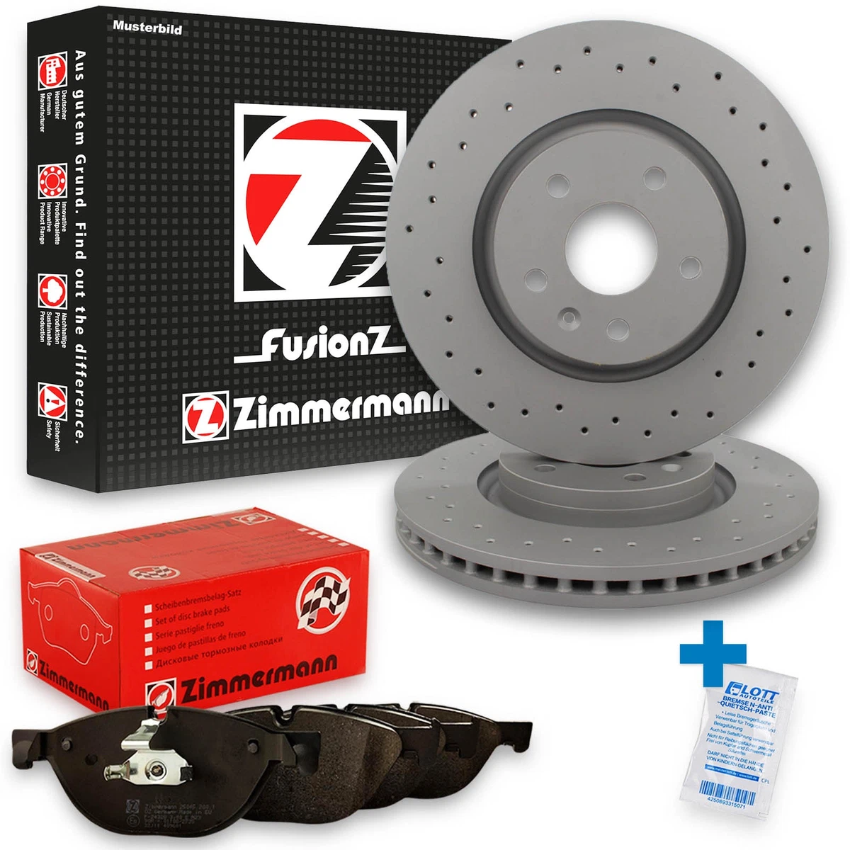 Якісні гальмівні компоненти Zimmermann для Mercedes E-Class S211