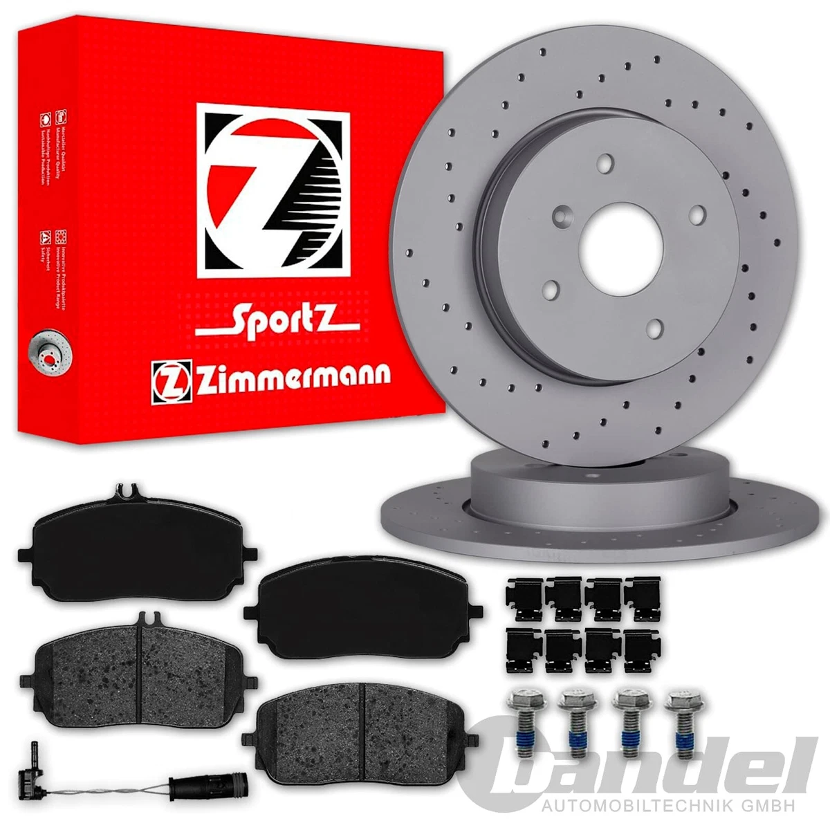 Гальмівні диски та колодки Zimmermann для VW Polo (9N_) — безпека та якість