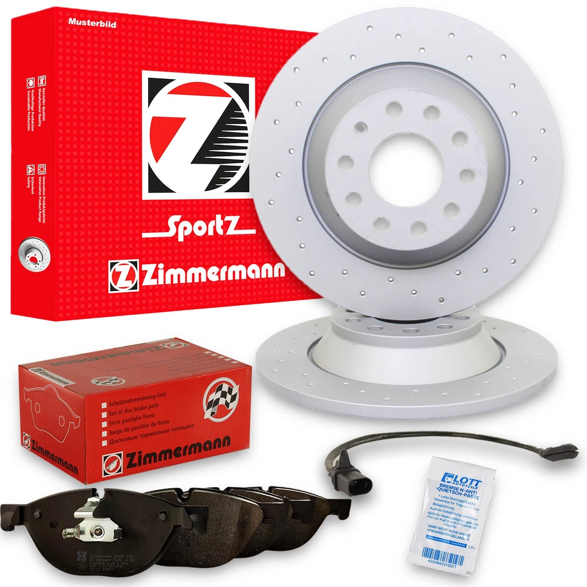 Надійні гальмівні системи для AUDI A5 (8T3) від Zimmermann