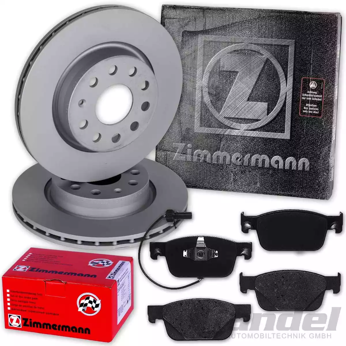 Якісні гальмівні диски і колодки Zimmermann для Volvo S60 II (134) T6