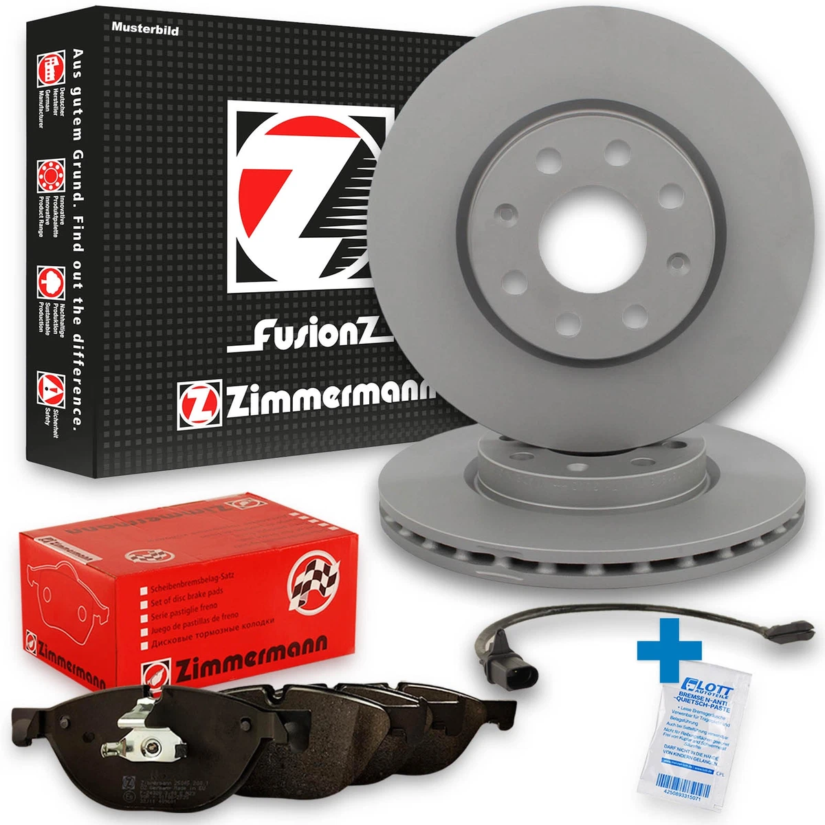 Якість гальмівних дисків та колодок Zimmermann для SKODA OCTAVIA II Combi